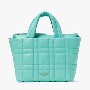 New Kate Spade Softwhere Quilted Leather Mini Tote Summer Rai